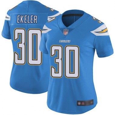 Los Angeles Chargers NFL Football Austin Ekeler Electric Blue Jersey Women Limited #30 Alternate Vapor Untouchable->youth nfl jersey->Youth Jersey